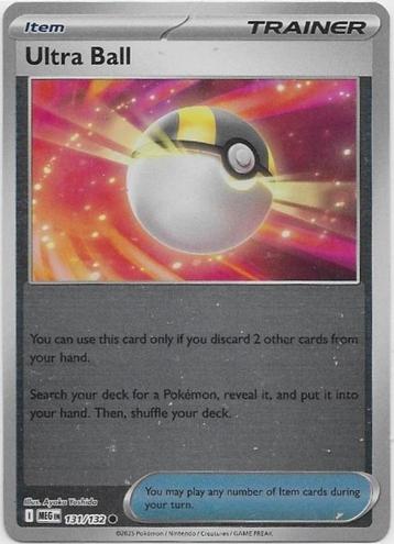 Mega Evolution,  Ultra Ball [reverse] 131/132 beschikbaar voor biedingen