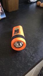Duik zaklantaarn zonder batterij 4xC1,5 volt, Ophalen of Verzenden, Gebruikt