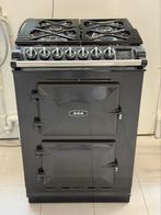 AGA fornuis FOUR-TWO LPRT515029 zwart, Witgoed en Apparatuur, Fornuizen, Ophalen, 60 cm of meer, Zo goed als nieuw, Gas
