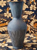 Mooie zware antieke Oosterse vaas van ijzer en zilver., Ophalen of Verzenden