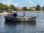 Sloep in top conditie 8 meter zwart met teak interieur, Ophalen, 10 tot 30 pk, Binnenboordmotor, 6 meter of meer