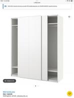 Kledingkast pax hasvik wit, Ophalen, Zo goed als nieuw, 50 tot 75 cm, 200 cm of meer