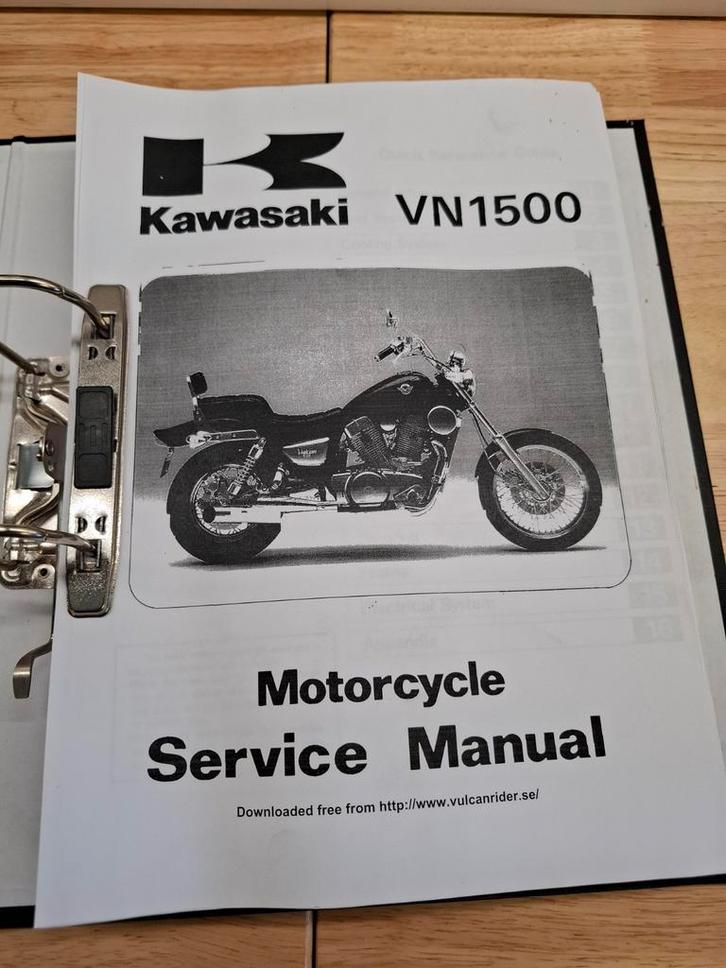 Kawasaki Vulcan 1500 Werkplaatshandboek / Workshopmanual, Motoren, Handleidingen en Instructieboekjes, Kawasaki, Ophalen of Verzenden