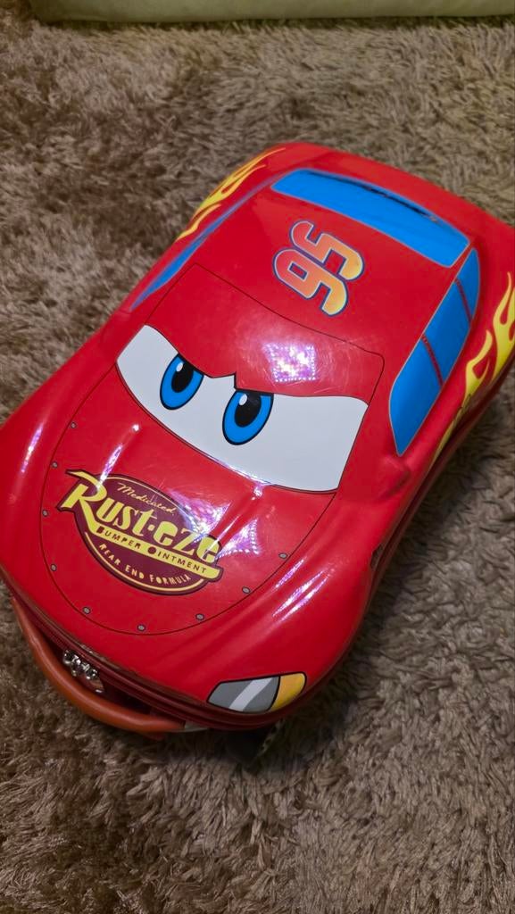 Cars trolley - cabine formaat - perfecte staat, Ophalen, Wieltjes, Hard kunststof, Minder dan 50 cm