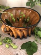 Antieke bakvorm / antiek frans aardewerk/oker, Ophalen of Verzenden