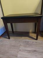 Mooie ORGEL/PIANO KRUK zwart leren bekleding -46hx64bx32d cm, Muziek en Instrumenten, Instrumenten | Toebehoren, Ophalen, Zo goed als nieuw