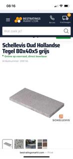 Schellevis tegels 7,68 m2 onbeschadigd, Tuin en Terras, Tegels en Klinkers, Ophalen, Zo goed als nieuw, 10 m² of meer, Beton