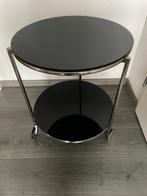 IKEA STRIND - vintage bijzettafel, Huis en Inrichting, Tafels | Bijzettafels, Minder dan 55 cm, Rond, Ophalen, 45 tot 60 cm