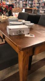 Massief lange smalle eettafel 80 Br  bij 2.20 L, Huis en Inrichting, Tafels | Eettafels, Ophalen, 50 tot 100 cm, 150 tot 200 cm