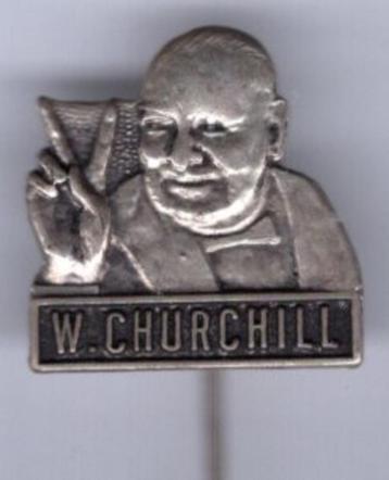 W. Churchill zilverkl President speldje ( R_086 ) beschikbaar voor biedingen