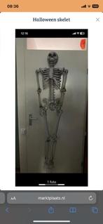 Halloween skelet 150 cm, Ophalen of Verzenden, Nieuw, Halloween of Griezel