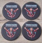 Thunderdome Onderzetters - Set van 4, Huis en Inrichting, Ophalen of Verzenden, Nieuw, Glas of Kopje