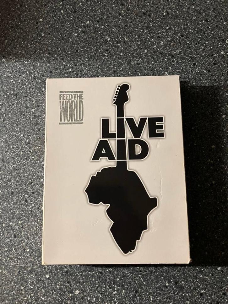 Live Aid (1985) 4-Disc - Lees Omschrijving, Cd's en Dvd's, Dvd's | Muziek en Concerten, Zo goed als nieuw, Muziek en Concerten