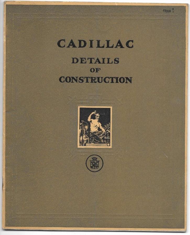 Cadillac type 61 construction brochure auto amerikaans, Boeken, Auto's | Folders en Tijdschriften, Zo goed als nieuw, Overige merken