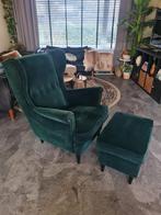 Fauteuil met voetenbank Ikea, Ophalen, 75 tot 100 cm, Zo goed als nieuw, Stof