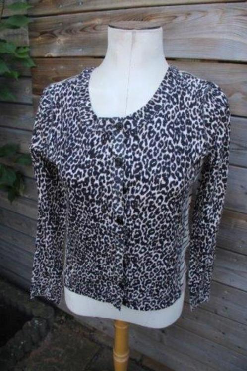 Vestje leopard/ streep Marccain mt N4 (M/40)  Vaste prijs, Kleding | Dames, Truien en Vesten, Zo goed als nieuw, Maat 38/40 (M)