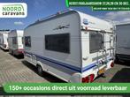 Hobby de Luxe Easy 440 TREINZIT + VOORTENT + 4 PERS, Caravans en Kamperen, Caravans, Serviceluik, Hobby, Bedrijf, 6 tot 7 meter
