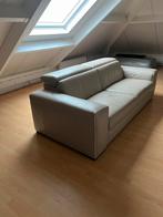Natuzzi leren bank - in goede staat, Huis en Inrichting, Ophalen, Gebruikt, 100 tot 125 cm, Driepersoons