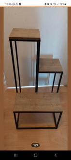 3 laags plantenstandaard hout/metaal, Ophalen, Halfschaduw, Minder dan 100 cm