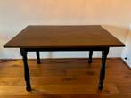 Houten eettafel 130x85, Ophalen, 100 tot 150 cm, Zo goed als nieuw, Vijf personen of meer