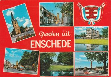 ENSCHEDE Kerk Straten Zwanen Station (Rechte Rand)  beschikbaar voor biedingen