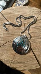 Native American sieraden ketting zilver Bearclaw, Sieraden, Tassen en Uiterlijk, Ophalen of Verzenden, Zo goed als nieuw, Zilver