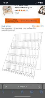 GEZOCHT Kaartenstandaard / kaartenrek  - Wit Metaal, Verzamelen, Ophalen of Verzenden