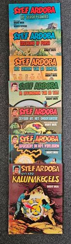 Stef Ardoba - 7 delen, Boeken, Stripboeken, Complete serie of reeks, Ophalen of Verzenden, Gelezen, Bert Bus