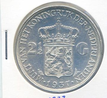 Nederland 2,5 Gulden 1937 beschikbaar voor biedingen