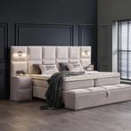 Opbergbed Liberta kluer beige ABC hotel bed XXL kuster stijl, Ophalen of Verzenden, 180 cm, 200 cm, Stof