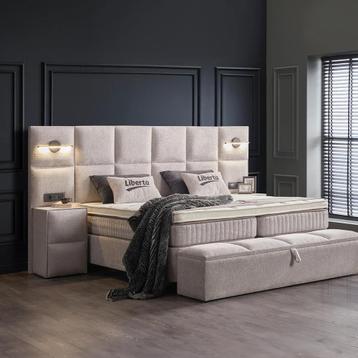 Opbergbed Liberta kluer beige ABC hotel bed XXL kuster stijl beschikbaar voor biedingen