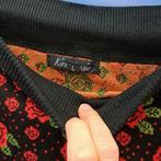 King Louie retro bloemenrok rode rozen gebreid maat L 49640, ., Maat 42/44 (L), Ophalen of Verzenden, Zo goed als nieuw