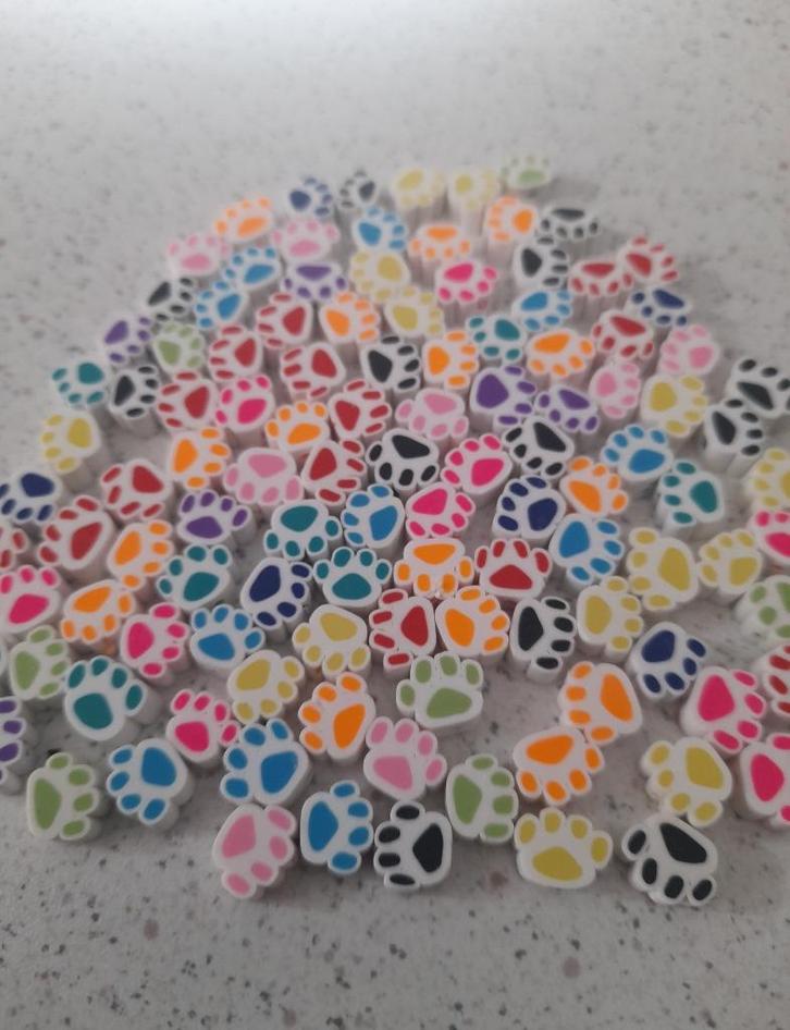 Polymeer pootjes kralen "nieuw", Hobby en Vrije tijd, Kralen en Sieraden maken, Nieuw, Kraal, Ophalen of Verzenden