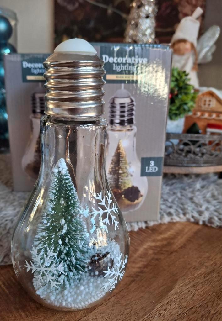 Decoratieve led 🌲 verlichting glas & deco NIEUW, Diversen, Kerst, Nieuw, Ophalen of Verzenden