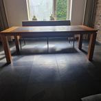 Mooie mahonie houten eettafel, Huis en Inrichting, Tafels | Eettafels, Ophalen, 200 cm of meer, 50 tot 100 cm, Zo goed als nieuw