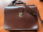 Leren akte-/ laptop tas, Computers en Software, Laptoptassen, Ophalen of Verzenden, 17 inch of meer, Zo goed als nieuw, Aktetas