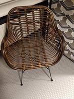 Rotan stoel te koop!, Huis en Inrichting, Stoelen, Ophalen, Zo goed als nieuw, Bruin, Eén