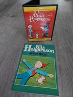 vintage boek + dvd NILS HOLGERSON, Verzenden, Zo goed als nieuw, Tv, Overige typen