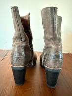 Shabbies Amsterdam Leren Laarzen Maat 41, Ophalen, Gedragen, Bruin, Lage of Enkellaarzen