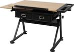 Tekentafel architectentafel verstelbaar tafelblad bureau, Ophalen, In hoogte verstelbaar, Zo goed als nieuw, Bureau