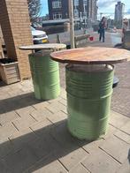 Statafels van Tonnen - Industrieel Design, Ophalen of Verzenden, Gebruikt