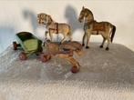 3 antieke houten paardjes 95 euro, Ophalen of Verzenden
