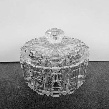 Trommel met Deksel Persglas Art Deco beschikbaar voor biedingen