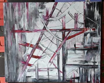 Marian Lutgerink Hangbrug Detroit in de mist 1994 beschikbaar voor biedingen