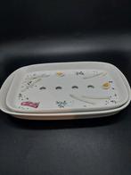 Leuke porseleinen aspergeschaal van THEO met onderbord, Huis en Inrichting, Keuken | Servies, Ophalen of Verzenden, Overige stijlen