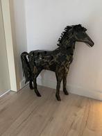 Metalen / blikken paard 60 x 70, Antiek en Kunst, Ophalen