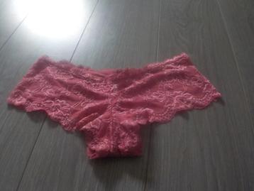 boxerslip slip roze kant maat L nieuw beschikbaar voor biedingen
