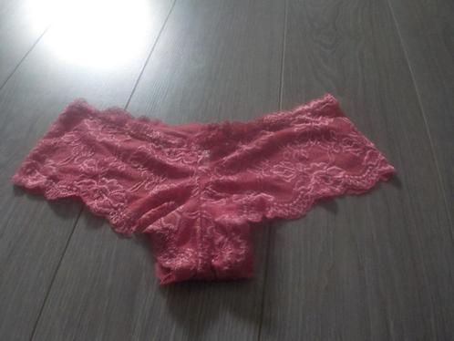 boxerslip slip roze kant maat L nieuw, Kleding | Dames, Ondergoed en Lingerie, Broekje of Short, Roze, Ophalen of Verzenden
