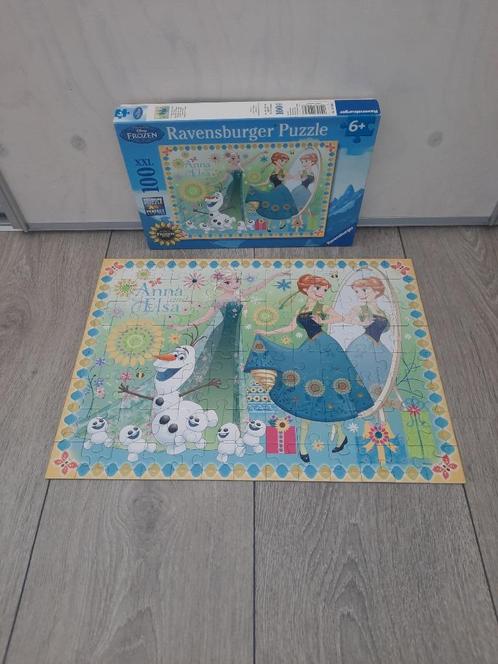 Disney Frozen puzzel 100 stukjes - Ravensburg, Kinderen en Baby's, Speelgoed | Kinderpuzzels, Zo goed als nieuw, 6 jaar of ouder