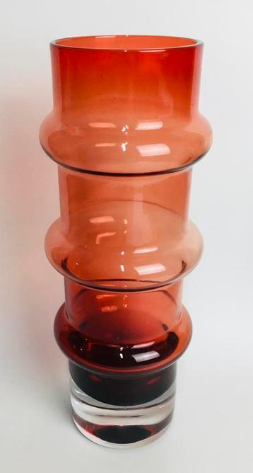 Riihimaen Lasi Vintage design sommerso kunstglas vaas 60’s beschikbaar voor biedingen